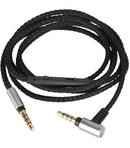 Amazon | Cubilux 3.5mm to 3.5mmヘッドホンケーブル、マイク付き